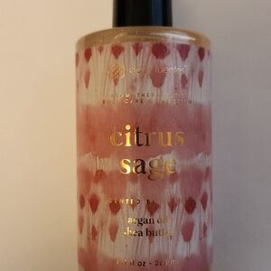 Citrus Sage Scented Body Oil - Pink and Gold